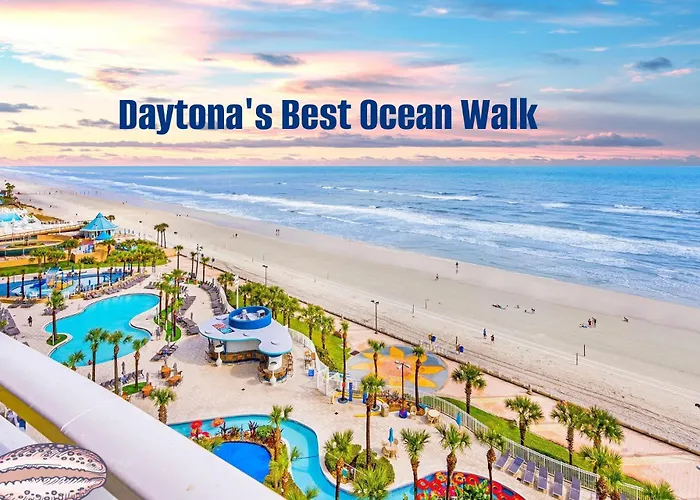 2 Bedroom Resort Condo Direct Oceanfront Wyndham Ocean Walk - Daytona Funland 2226